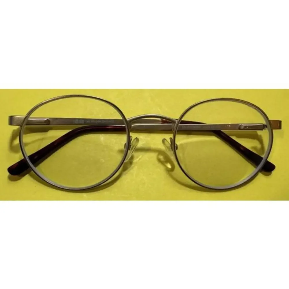 Ottoto Andria Round Eyeglass Frames 35-M10N302 49-22-135 Gold Womens New